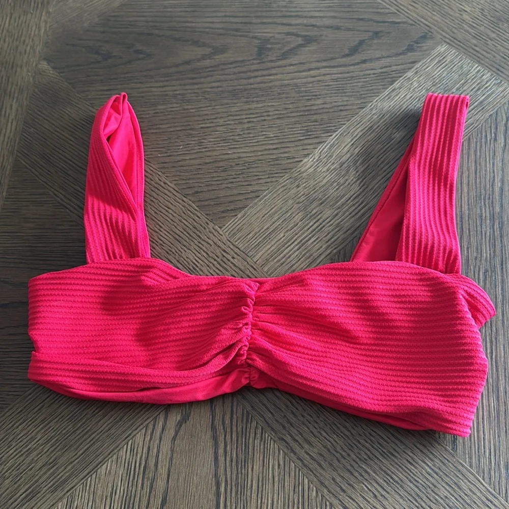 L*Space Eco Chic Repreve® Marlee Bikini Top, size Large , $110
